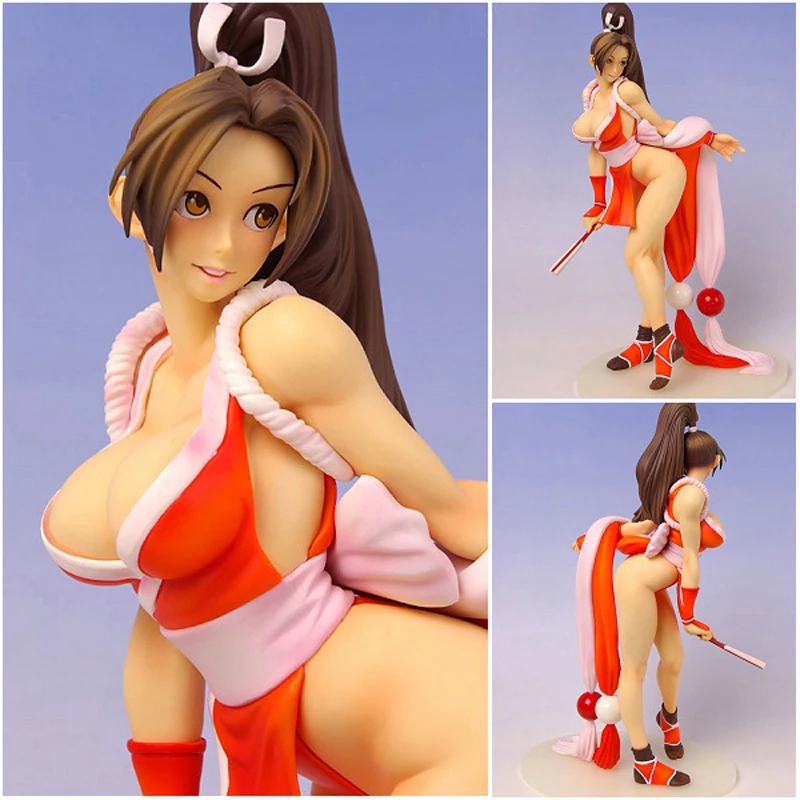 

26cm Arcade game SNK The King Of Fighters XIII KOF Anime Mai Shiranui Smile Ver. PVC Action Figure Collection Model Toy