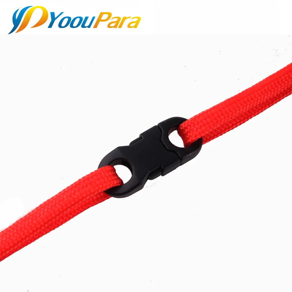 

300Pcs/Lot Plastic Carabiner Buckle Black Plastic Buckles For Climbing Paracord Bracelets Webbing equipment Curved Side Releas