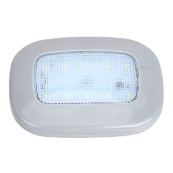

LEEPEE Vehicle Roof Ceiling Lamp Magnet Dome Light 10 LED Auto Interior Light Universal Car Reading Light USB Charging White
