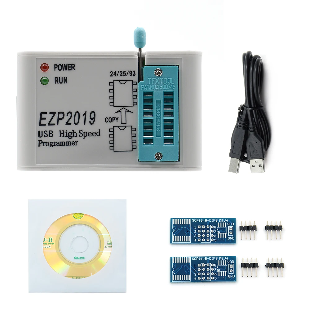 EZP2019 высокоскоростной USB SPI программист лучше, чем EZP2013 EZP2010 2011 поддержка 24 25 26 93 EEPROM 25 Flash биос