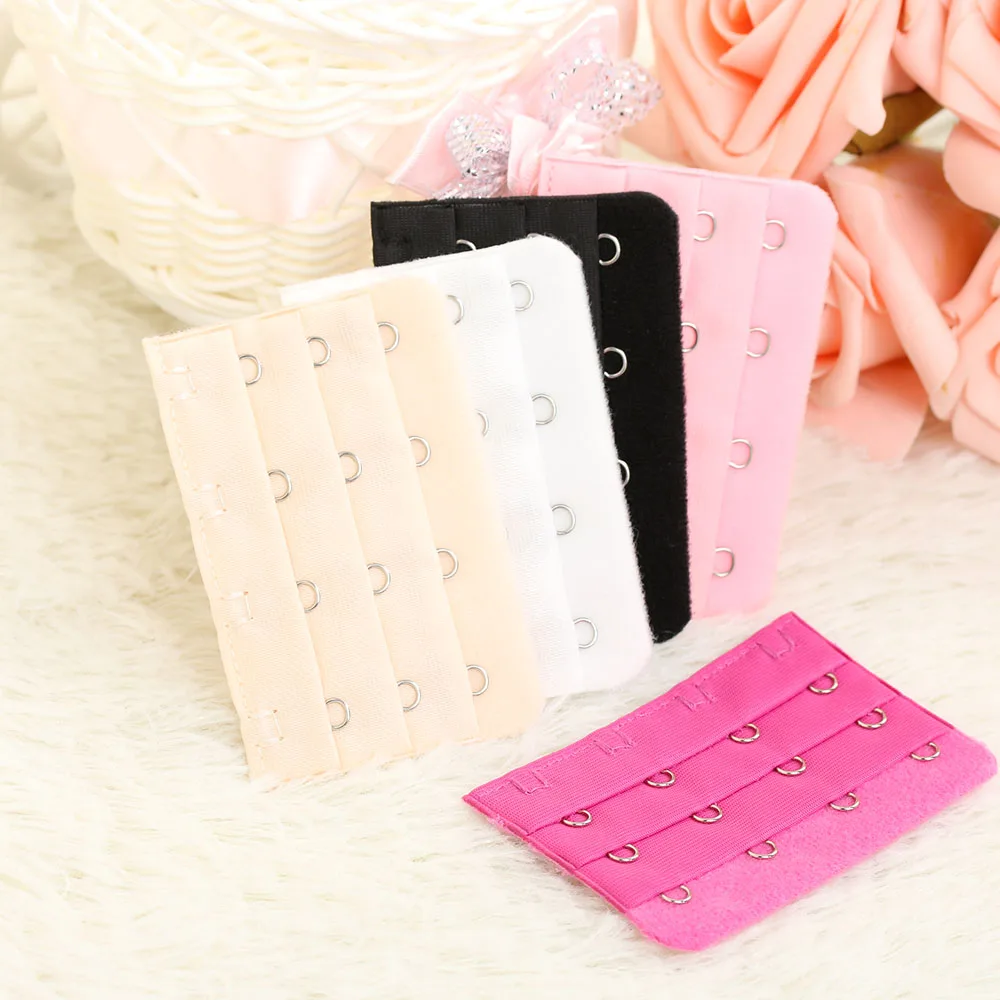 

2019 New Arrival Sexy 4 Colors Hot 5Pcs/Set Bra Extender Strap Extension 4 Hooks Supplies Replacement Bra Hooks