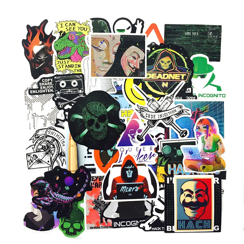 

50pcs/lot Programming Geek Hacker Developer Sticker