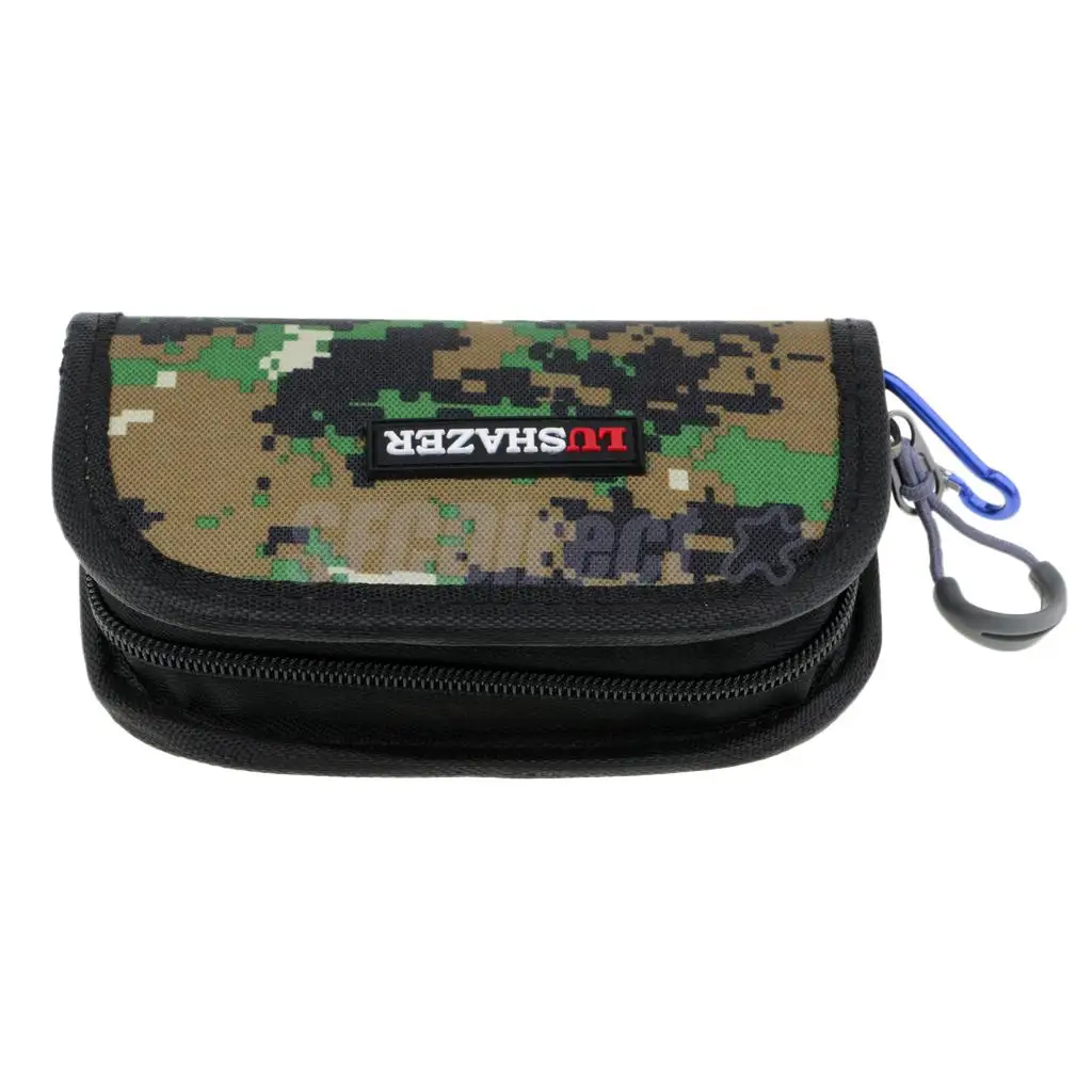 Fishing Spoon Lures Tackle Bag Case Hook Spinners Box Waterproof attach to Vest Backpack