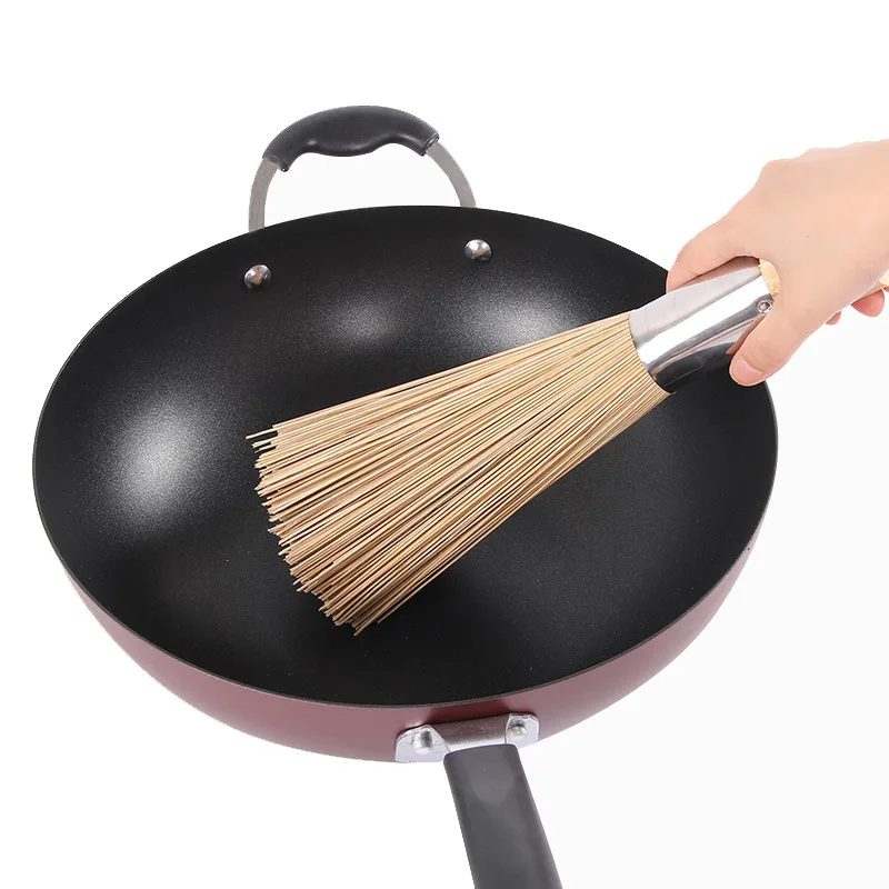 bamboo Cleaning Brush Scrubber Dish Bowl Cleaning Brush Multifunction