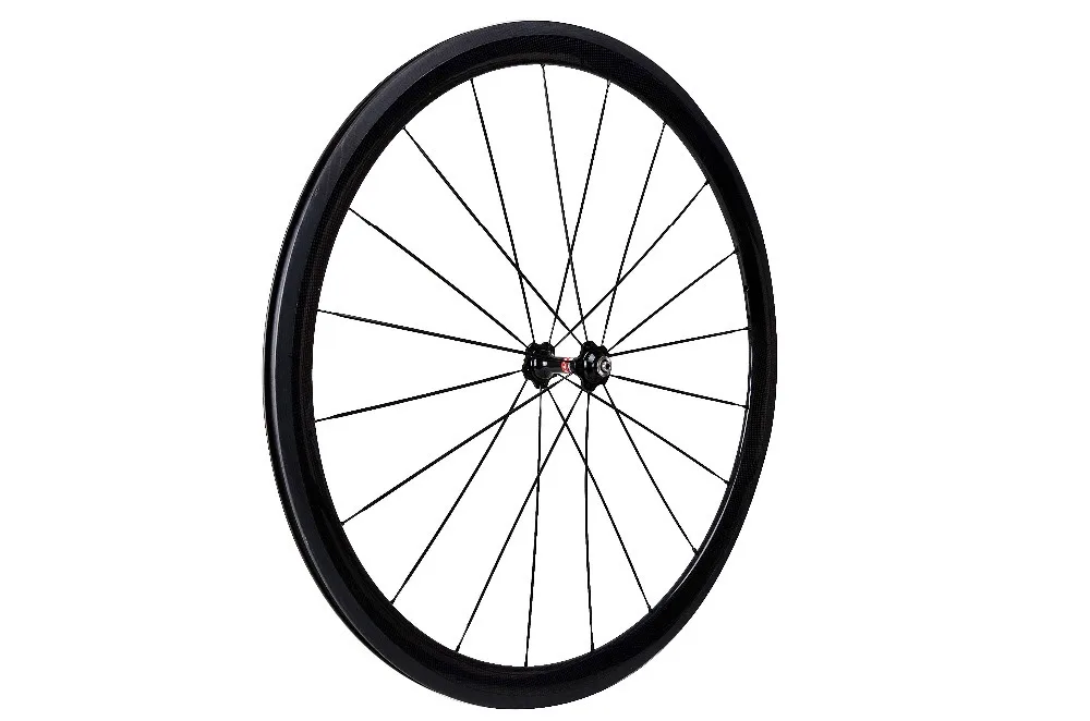 Free shipping road wheelset road carbon clincher front 38mm rear 60mm 700c wheelset 23mm width