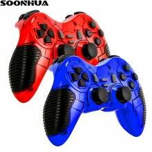 Универсальный беспроводной геймпад RF 2,4G с двойной вибрацией, игровой контроллер, пульт дистанционного управления, джойстик для ПК PS1 PS2 PS3 Android tv Box, геймерский джойстик