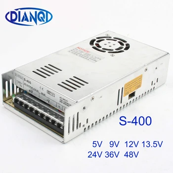 

DIANQI S-400-12 S-400-48 S-400-5 S-400-24 AC DC Switching power supply for LED Strip light S-400W 24V 48V 12V 5V 13.5V 9V 36V