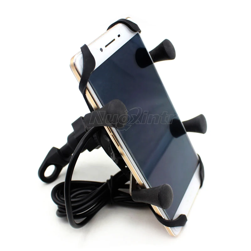 phone with a charge of the solid release of the mobile phone bracket for handle bike and motorcycle