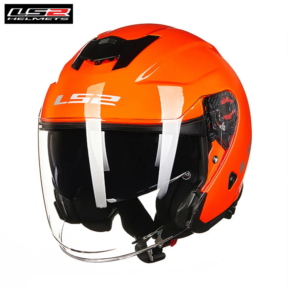 LS2 Бесконечность мотоциклетный шлем скутер с открытым лицом шлем Casco мотоциклетные шлемы двигатель руля велосипед 3/4 шлемы
