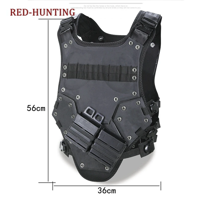 

New EVA TF3 Tactical Vest Hunting Military Vest Outdoor Body Armor Swat Combat Paintball Black Waistcoat With M4 Mag Pouches