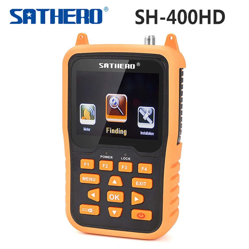 

Sathero SH-400HD Digital Satellite Finder DVB-S2 DVB-S Satfinder 3.5 inch LCD Screen Support 8PSK 16APSK DVB S2 Sat Meter 400HD