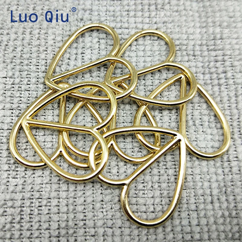 

Belt buckle gold color sexy Japanese style Peach heart Simple fashion generous accessories temperament 10 pcs/pack 10mm