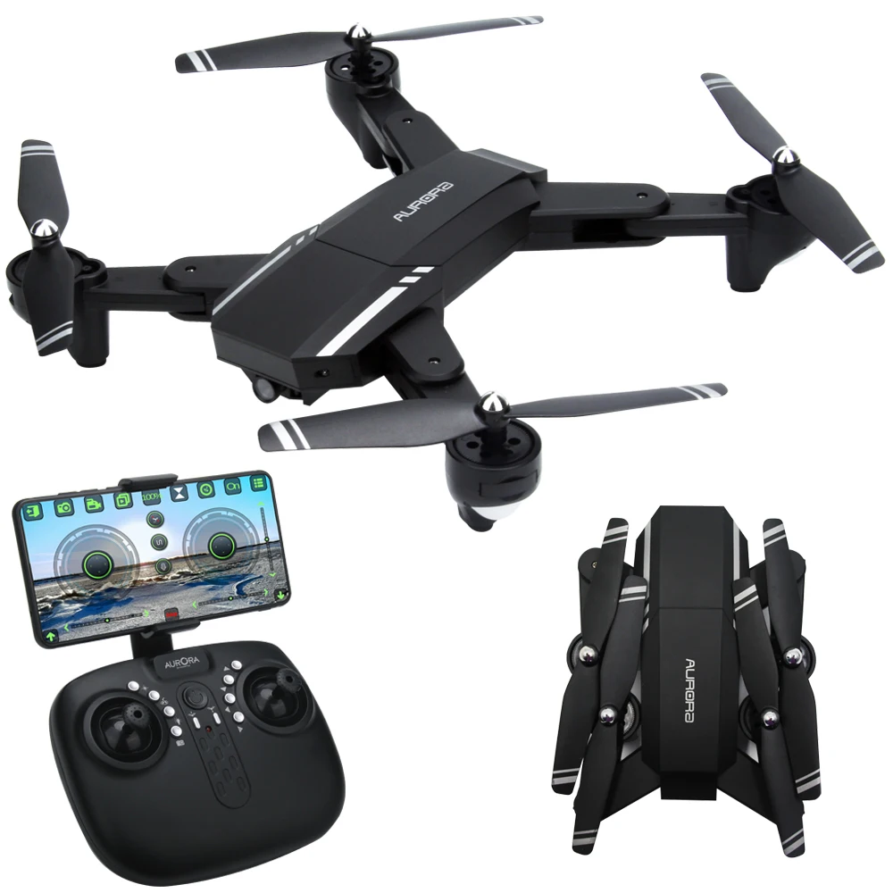 

FPV Selfie Foldable Drone with 2MP HD Wide Angle Camera Altitude Hold RC Helicopter Quadcopter