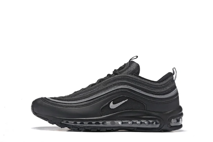 

Original Nike Air Max 97 OG QS 2018 Men's Running Shoes Outdoor Sports Shoes RELEASE Nike Air Max 97 Black Airmax 97 OG Men