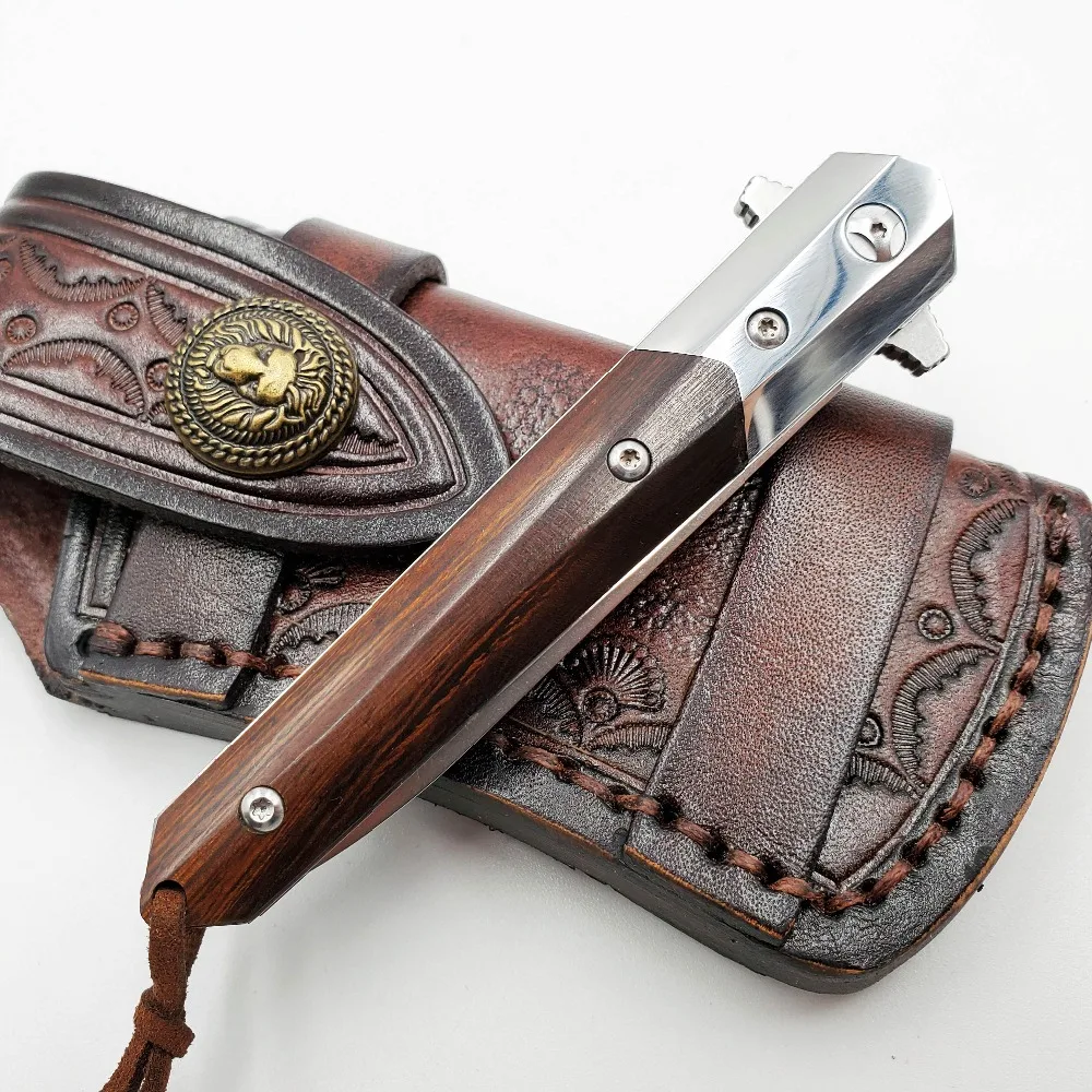 Австрия M390 складной нож с железной деревянной ручкой, карманный нож для выживания на открытом воздухе, тактический охотничий короткий меч, многофункциональные инструменты для повседневного использования