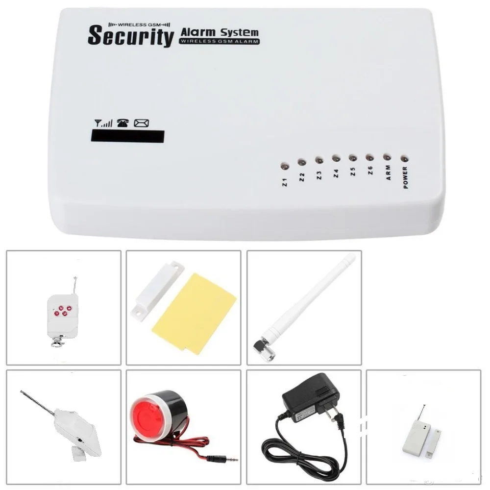 

2017 new gsm Alarm Intercom Home Security 900 / 1800 / 1900MHz Tri-Band GSM Wireless Alarm System