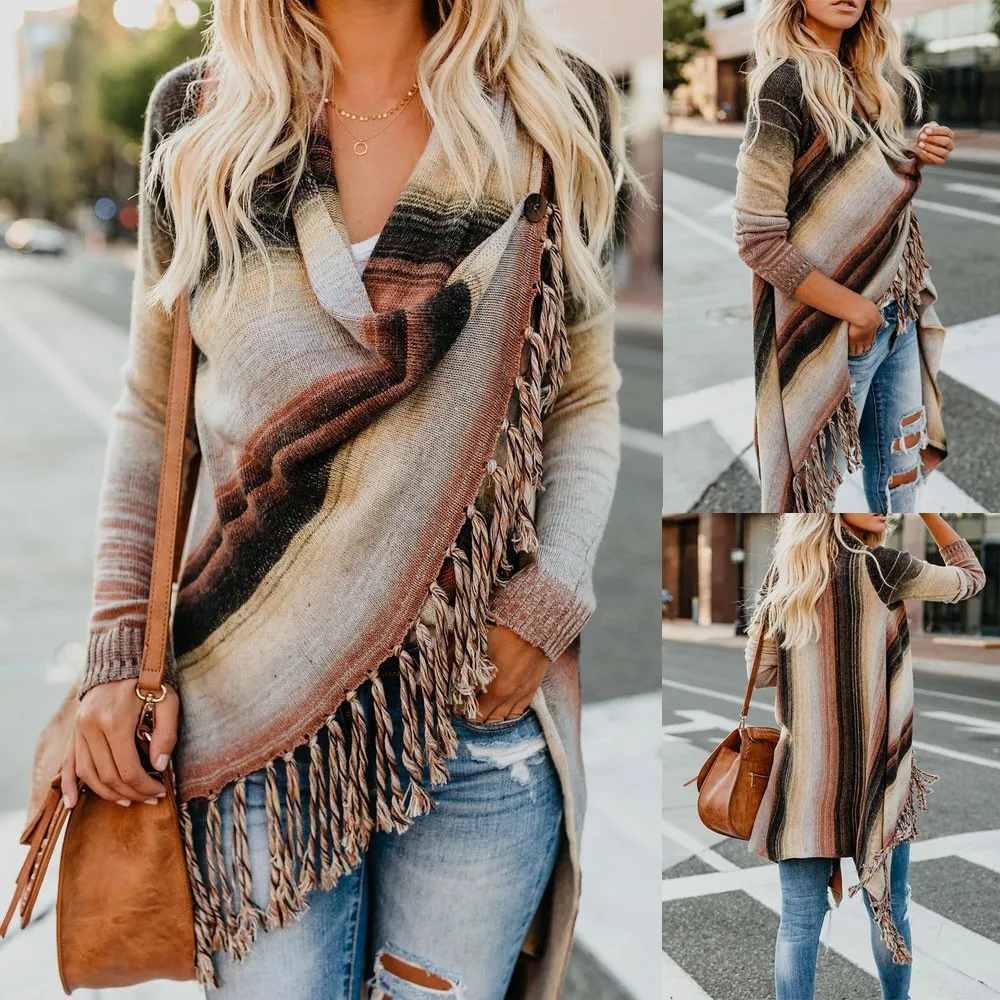 Aliexpress.com : Buy Striped Knitted Sweater Turtleneck