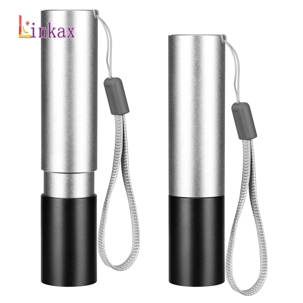 Мини светодиодный светильник USB зарядка XPE фонарь 3 режима Регулируемый зум фокус