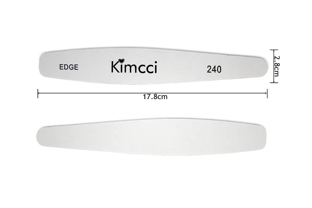 Kimcci 1 шт. Высококачественная Профессиональная пилочка для ногтей маникюрные инструменты двухсторонняя наждачная бумага тонкая буферная Полировка Ногтей салонные принадлежности