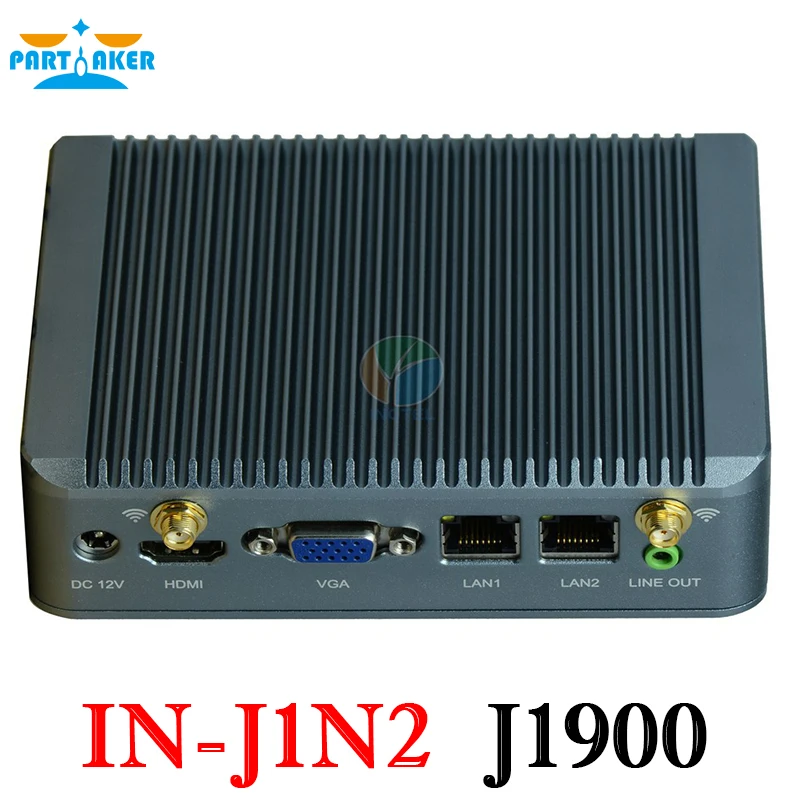 Причастник Мини Nano PC Intel четырехъядерный J1900 с поддержкой Wake on LAN PXE Watchdog 3G GPIO|quad core
