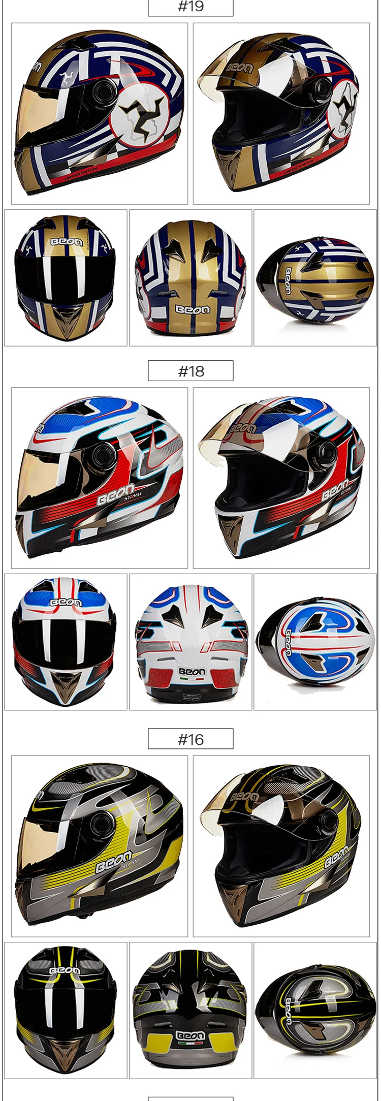 BEON Four Seans Full Face классический мотоцикл Go kart шлем MTB ATV Мотоцикл головной убор casco capacete B500