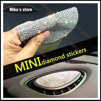 

New~ For mini cooper F56 F55 R series car styling diamond steering wheel Dash Board Decoration stickers car-styling accessorie