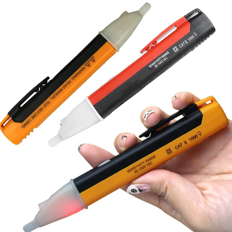 

AC DC 12-250V Digital Test Pen Blue Light Sensor Electrical LCD Display Voltage Detector Electric Test Pencil