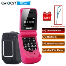 Супер мини флип мобильный телефон LONG-CZ J9 0,66 дюймов маленький celulares беспроводной Bluetooth Dialer волшебное изменение голоса SOS мобильный телефон