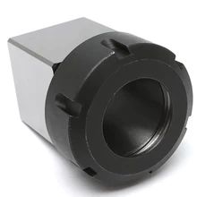 1pc High Strength ER 40 3900 5125 Square Collet Chuck Block Holder For CNC Lathe Engraving