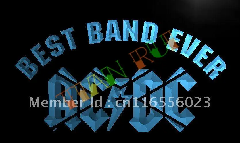 

LA321- Best Band Ever ACDC LED Neon Light Sign