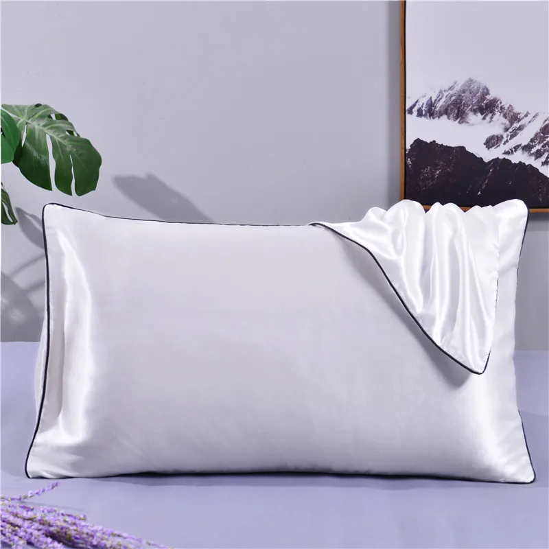 Bonenjoy White And Black Color Pillow Cover Full Queen King Size