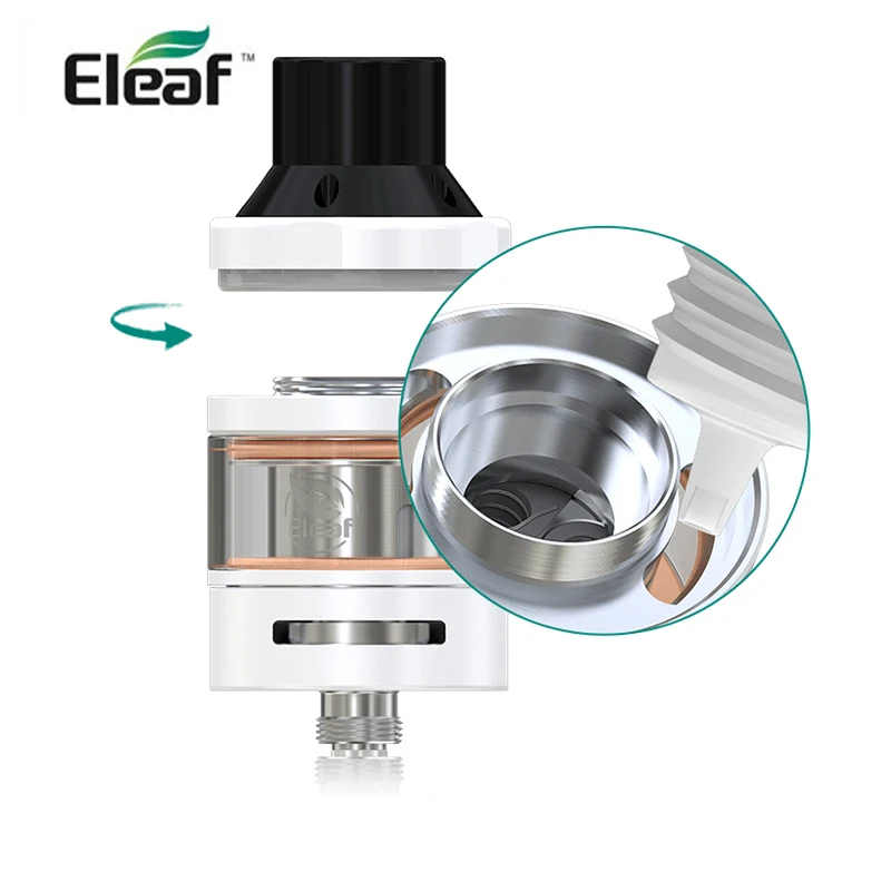 Original Eleaf ELLO T Atomizer 2ml Extendable to 4ml with HW3 HW4 Coil Fits Invoke Box MOD Vape HW1 HW2 Coil 03