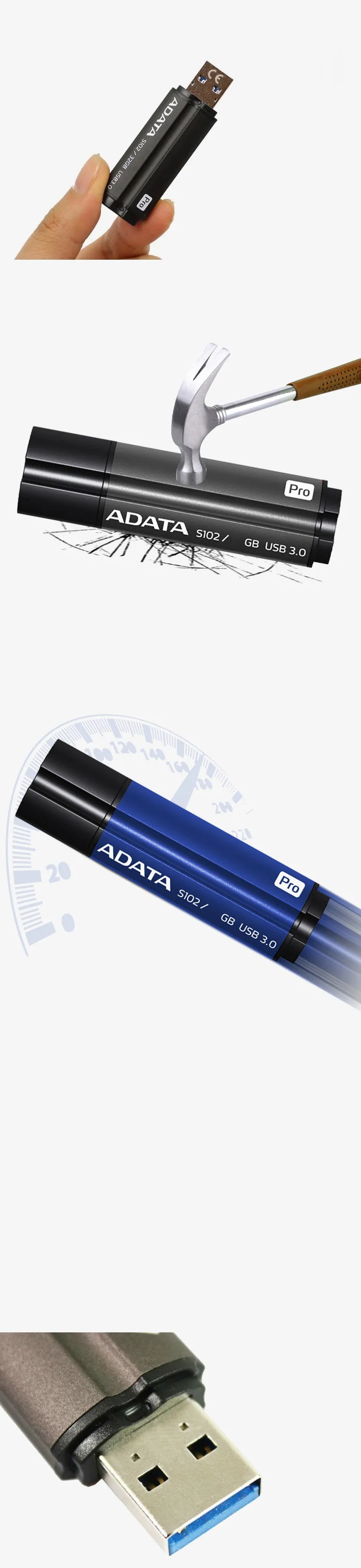 ADATA U реальная емкость диска 16 ГБ 32 ГБ 64 Гб USB 3,0 высокоскоростной флеш-накопитель карта памяти USB3.0 флеш-накопитель USB