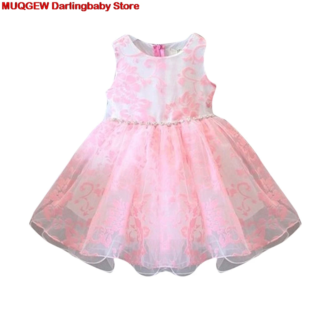Cheap Children Clothing Baby Girl Princess Printing Sleeveless Tutu