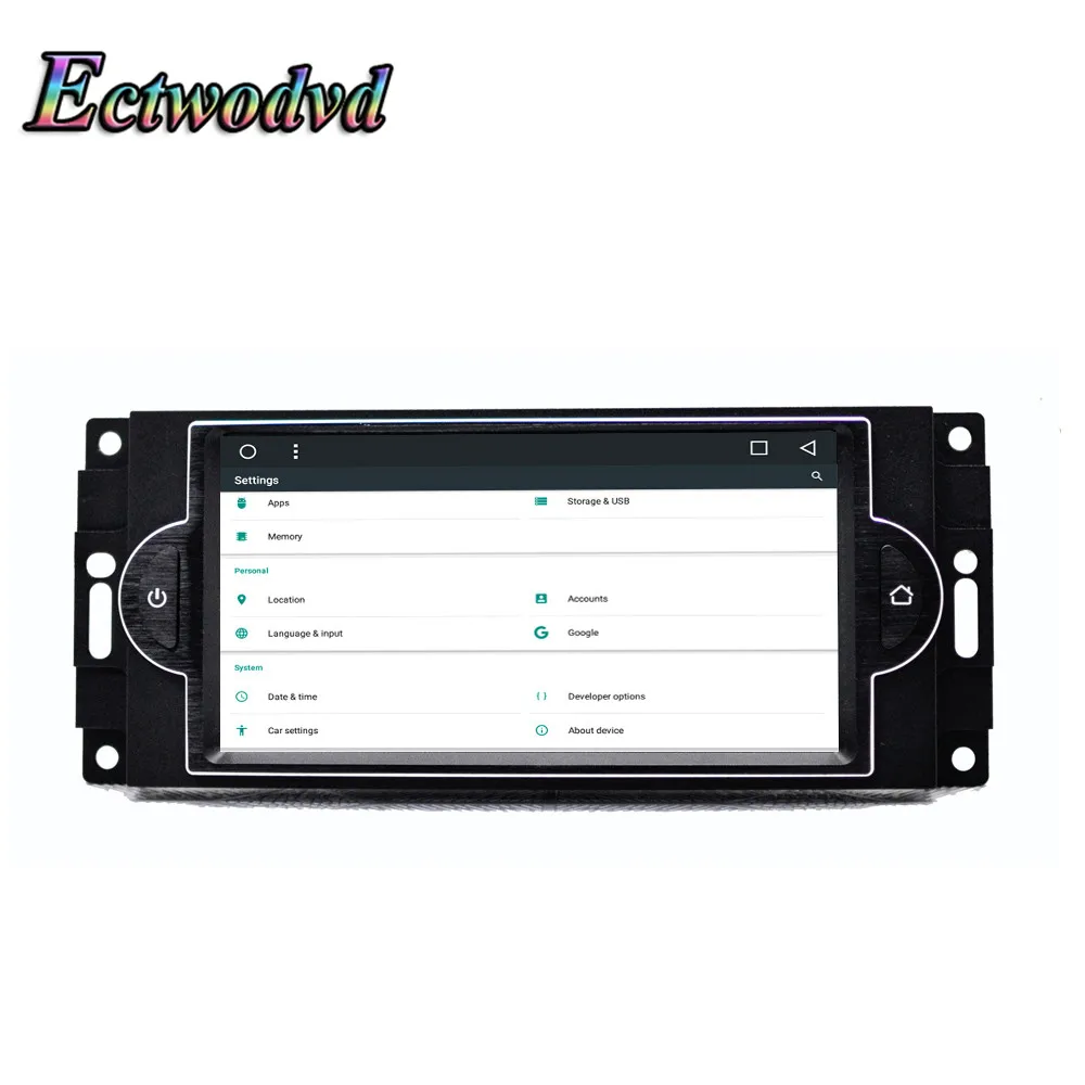 Sale Ectwodvd 6.95inch Octa Core Android 8.1 Car DVD GPS Navigation Radio Stereo for Jeep Commander 2005 2006 2007 2008 2009 2010 9