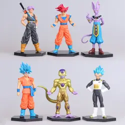 6 шт./компл. Figma супер мило семь Dragon Ball Защита от солнца Укун деньги King глины ручной модель рисунок куклы Игрушечные лошадки wj358