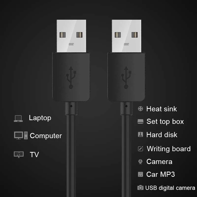 Удлинительный кабель USB 2 0 1 м 3 типа A Папа папа для радиатора жесткого диска