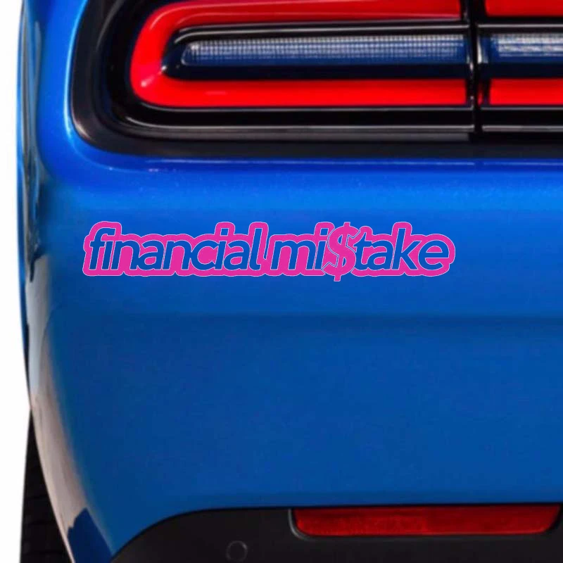 Divertente Errore Finanziario Adesivo Per Auto Decalcomania - Foto 8