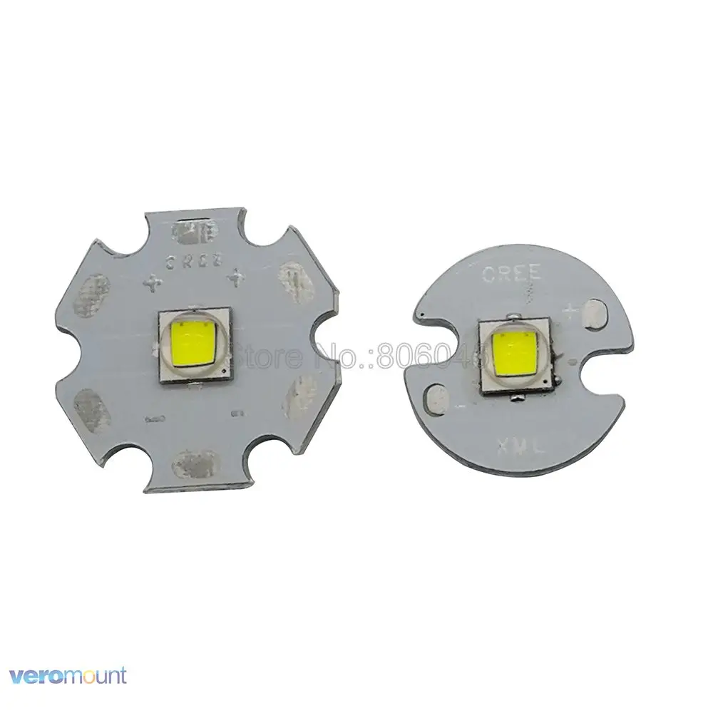 Cree XM L2 T6 10 Вт Холодный белый нейтральный теплый светодиодный излучатель 16 мм/20 мм