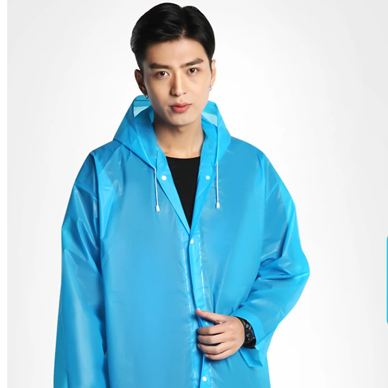 

Thick adult raincoat EVA fashion environmental protection raincoat travel outdoor raincoat wholesale