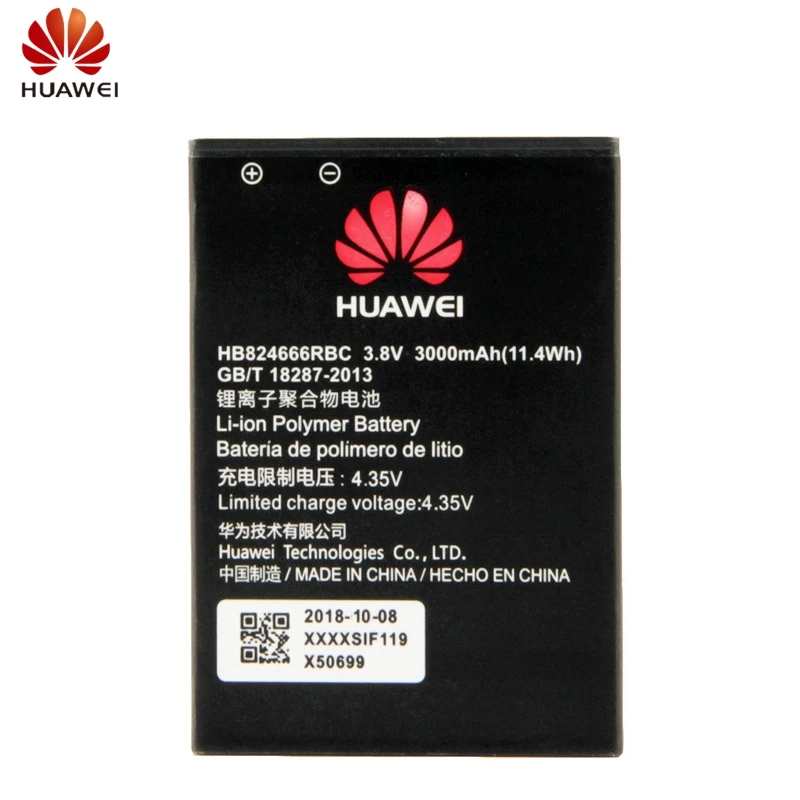 

HuaWei Original HB824666RBC Battery For Huawei E5577 E5577Bs-937 Genuine Replacement Phone Battery 3000mAh