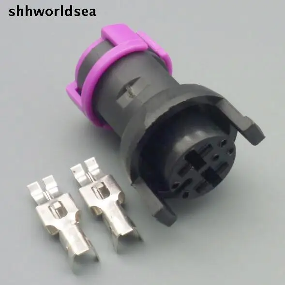 

shhworldsea 6.3mm 2pin car motorcycle wiring connector 813 972 923