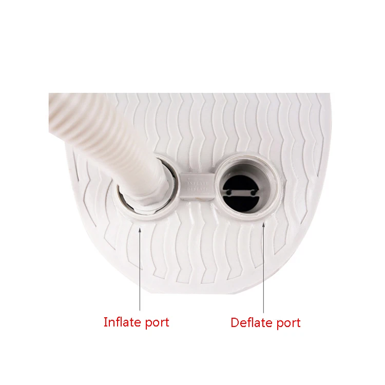 Big size foot air pump for water sports inflatable fishing kayak air huge inflatable fishing boat yacht accessories marine (6)