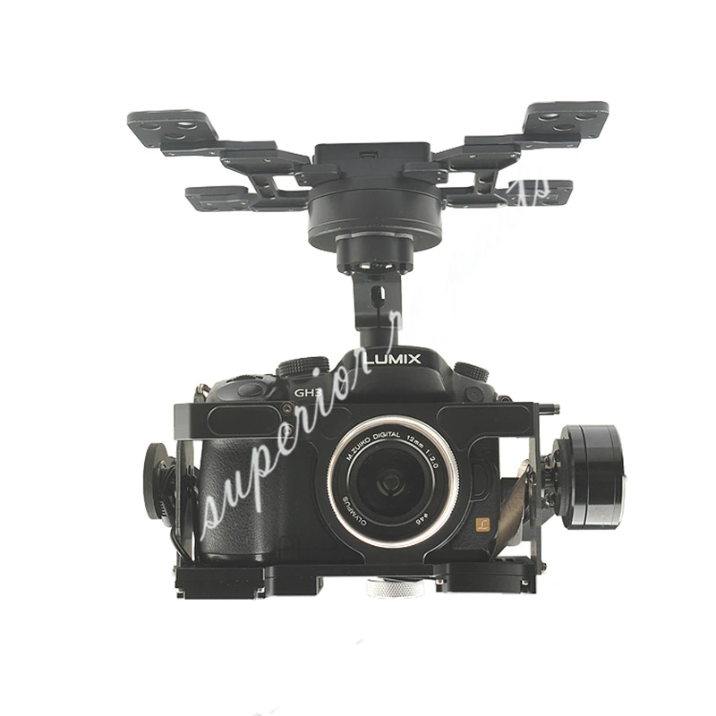 

HG3D+ Brushless Gimbal Three-axis with GH3 GH4 GH5 Edition Integrated HDMI To AV Remote Shutter For RC FPV Photography