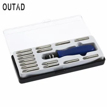 

Mini Tamper Proof Magnetic Screwdriver Drill Bit Screw Driver Bits Hex Torx Flat Head 1/16" Hand Tools Screwdriver Kit Set
