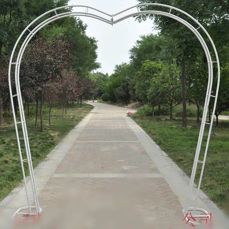 

Heart Bridal Arch Frame Background Decoration Cherry Blossom Arch Flower Stand Door Wedding Party Decoration Props wedding arch