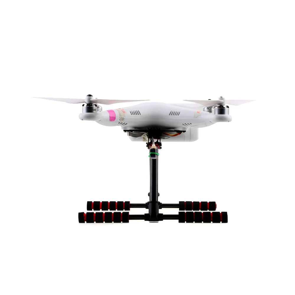 Upgrade Carbon Fiber Tall Landing Skid Gear Kit For DJI Phantom 1 2 Vision FPV RC Quadcopter