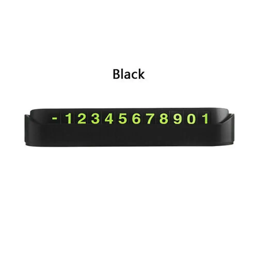 Black Ваген ворюбергенд Parkausweis Nummer Karte Teller Schalter Telefonnummer Parkplatz Für Auto-Aufkleber-Produkte Stoppen - Цвет: Black