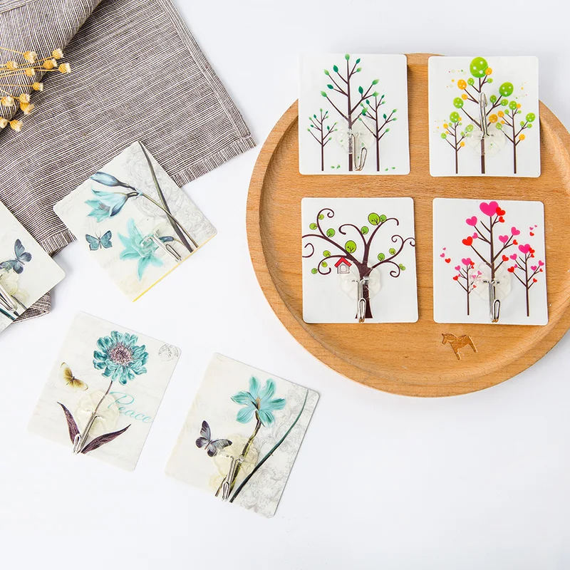 

,cartoon, nail free no trace hook strong viscose magic sticky, bathroom wall hanging, hook door rear hanger 4908