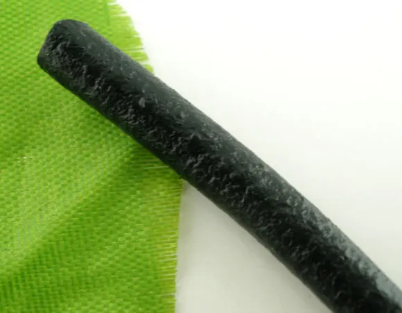 

Real leather Jewelry Rope Black 5mm( 2/8"), 1 M new